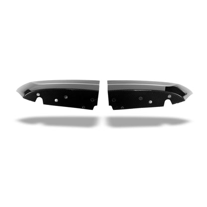 Revozport BMW X6M F96 LCI Carbon Fiber Rear Bumper Splitter