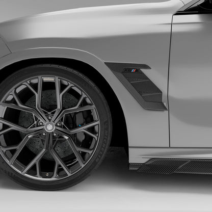 Revozport BMW X6M F96 LCI Carbon Fiber Side Vents