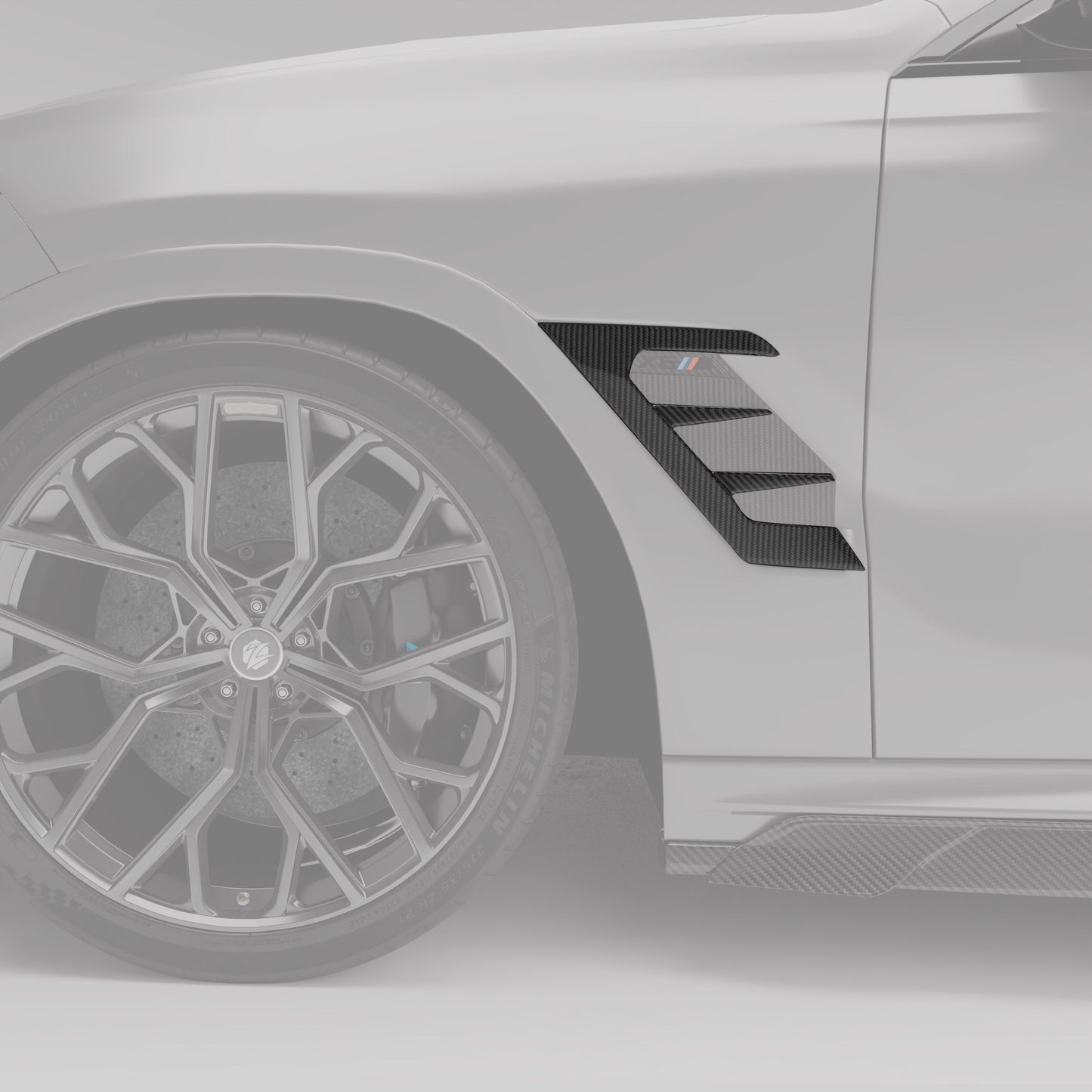 Revozport BMW X6M F96 LCI Carbon Fiber Side Vents