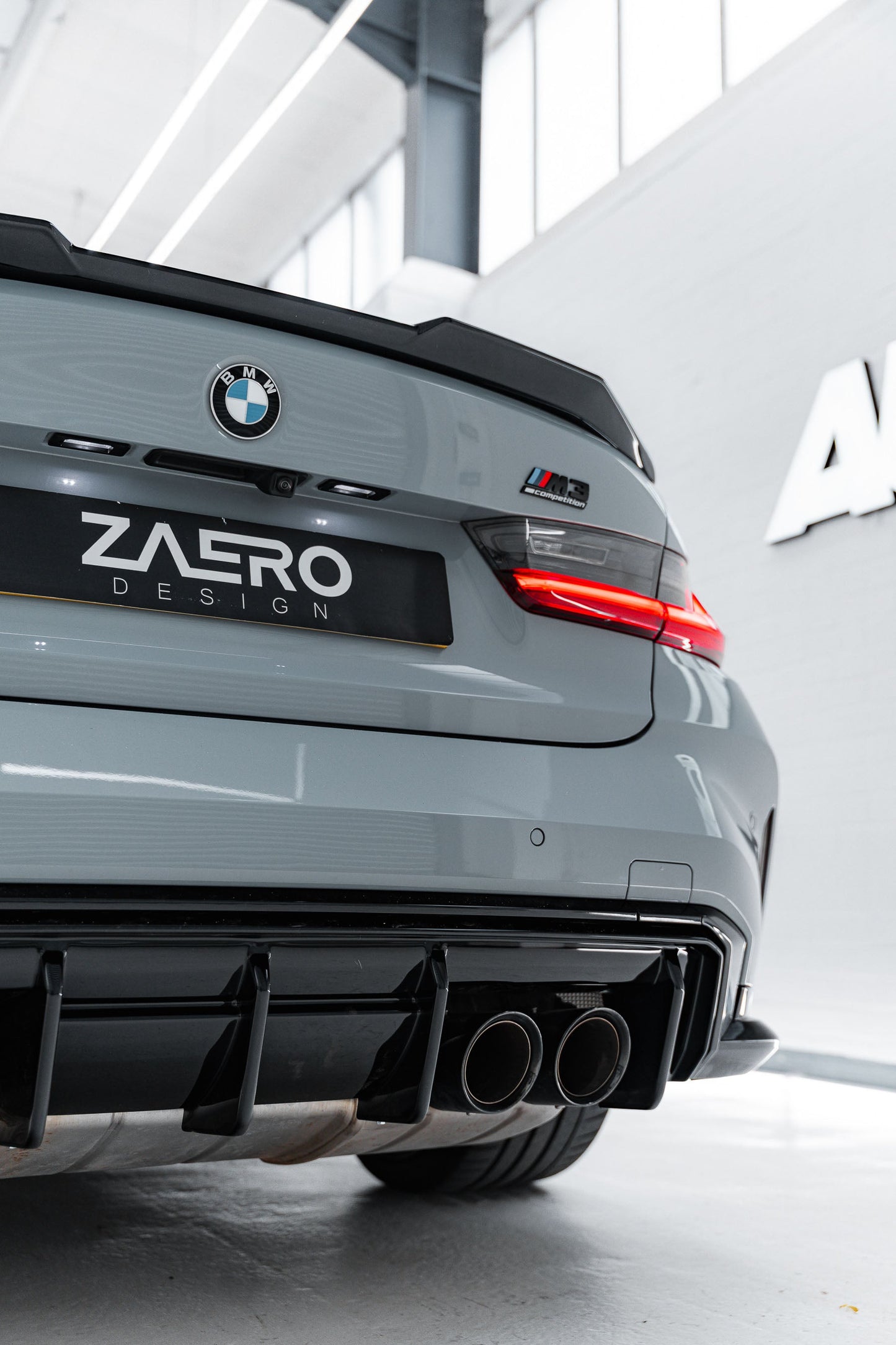 ZAERO EVO-S Rear Diffuser Gloss Black BMW M3/M4 G8X