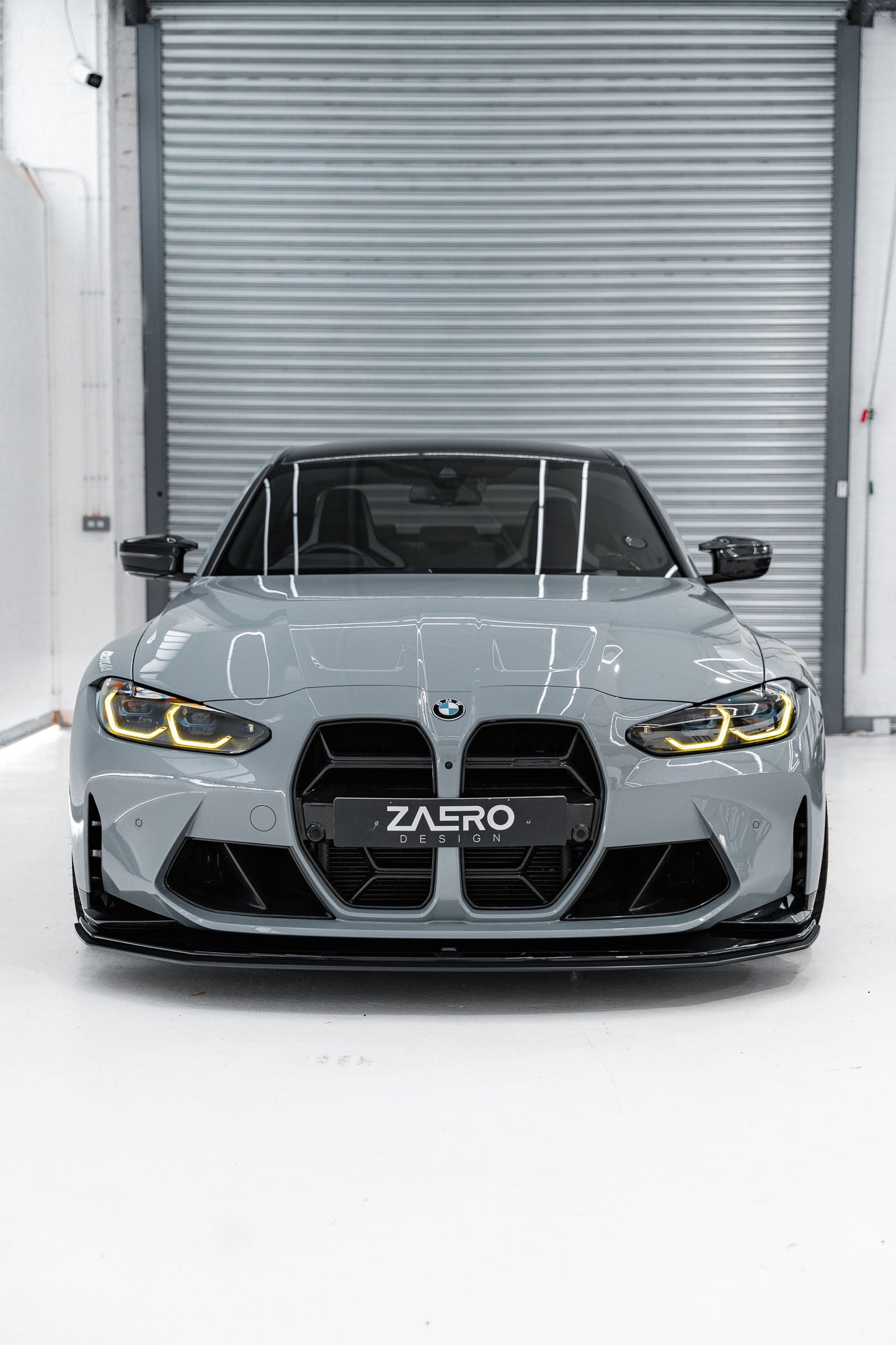 ZAERO EVO-R Adjustable Track Front Splitter for BMW M3 G80 G81 & M4 G8