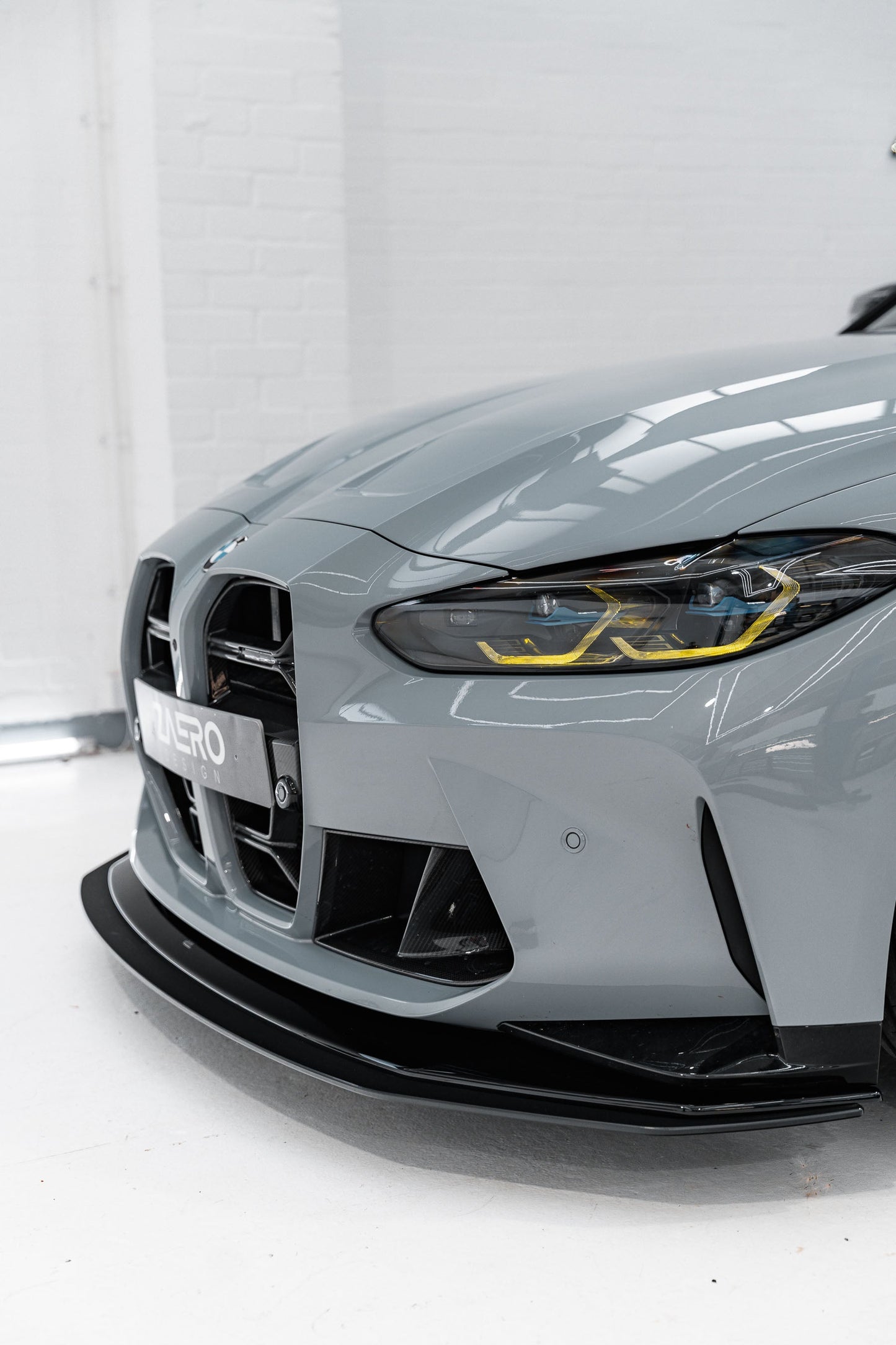 ZAERO EVO-R Adjustable Track Front Splitter for BMW M3 G80 G81 & M4 G8