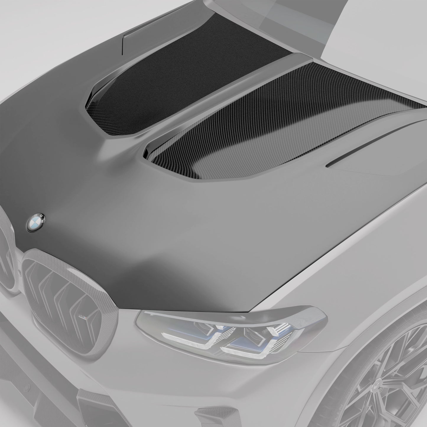 Revozport Carbon Fiber Bonnet for BMW X4M F98 LCI
