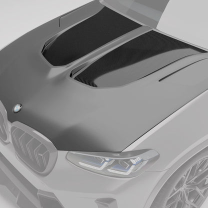Revozport Carbon Fiber Bonnet for BMW X4M F98 LCI