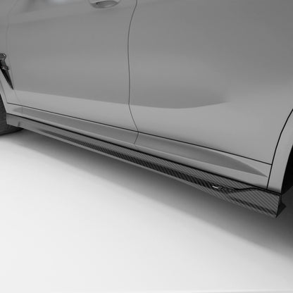 Revozport Carbon Fiber Side Skirts for BMW X4M F98 LCI