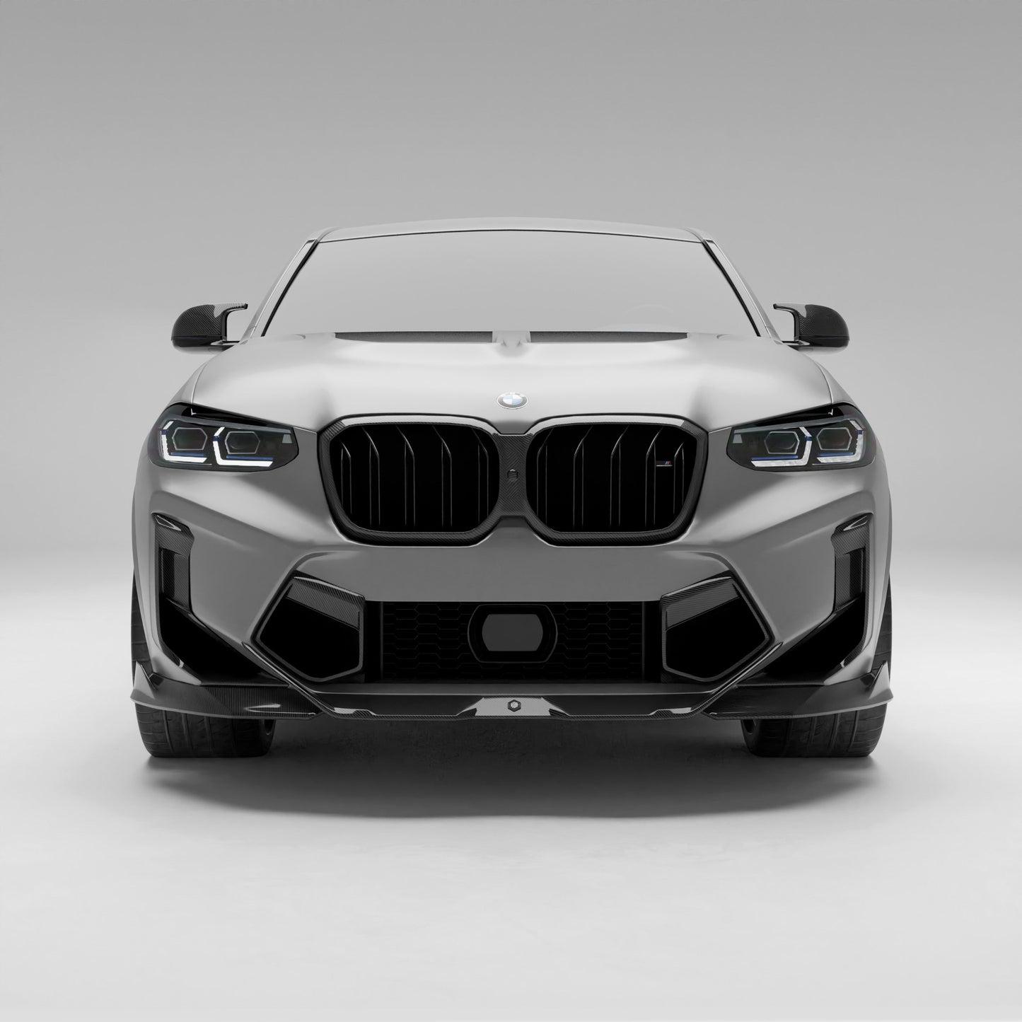 Revozport Carbon Fiber Front Bumper Vents for BMW X4M F98 LCI