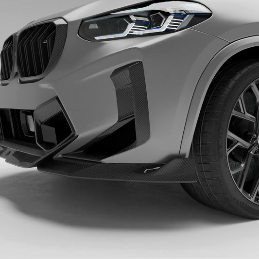 Revozport Carbon Fiber Bumper Air Intake Covers for BMW X4M F98 LCI