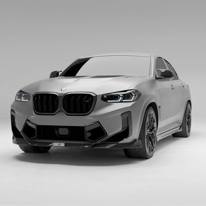 Revozport Carbon Fiber Front Lip for BMW X4M F98 LCI