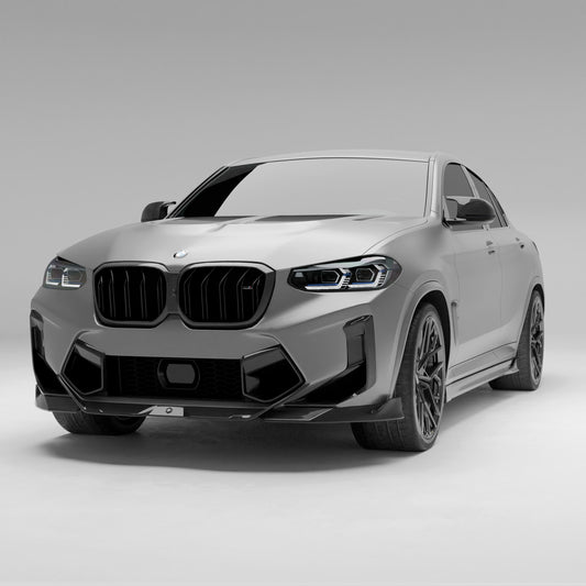 Revozport Carbon Fiber Front Lip for BMW X4M F98 LCI