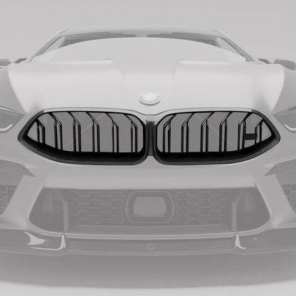 Revozport BMW M8 F91 F92 F93 Carbon Fiber Front Grille