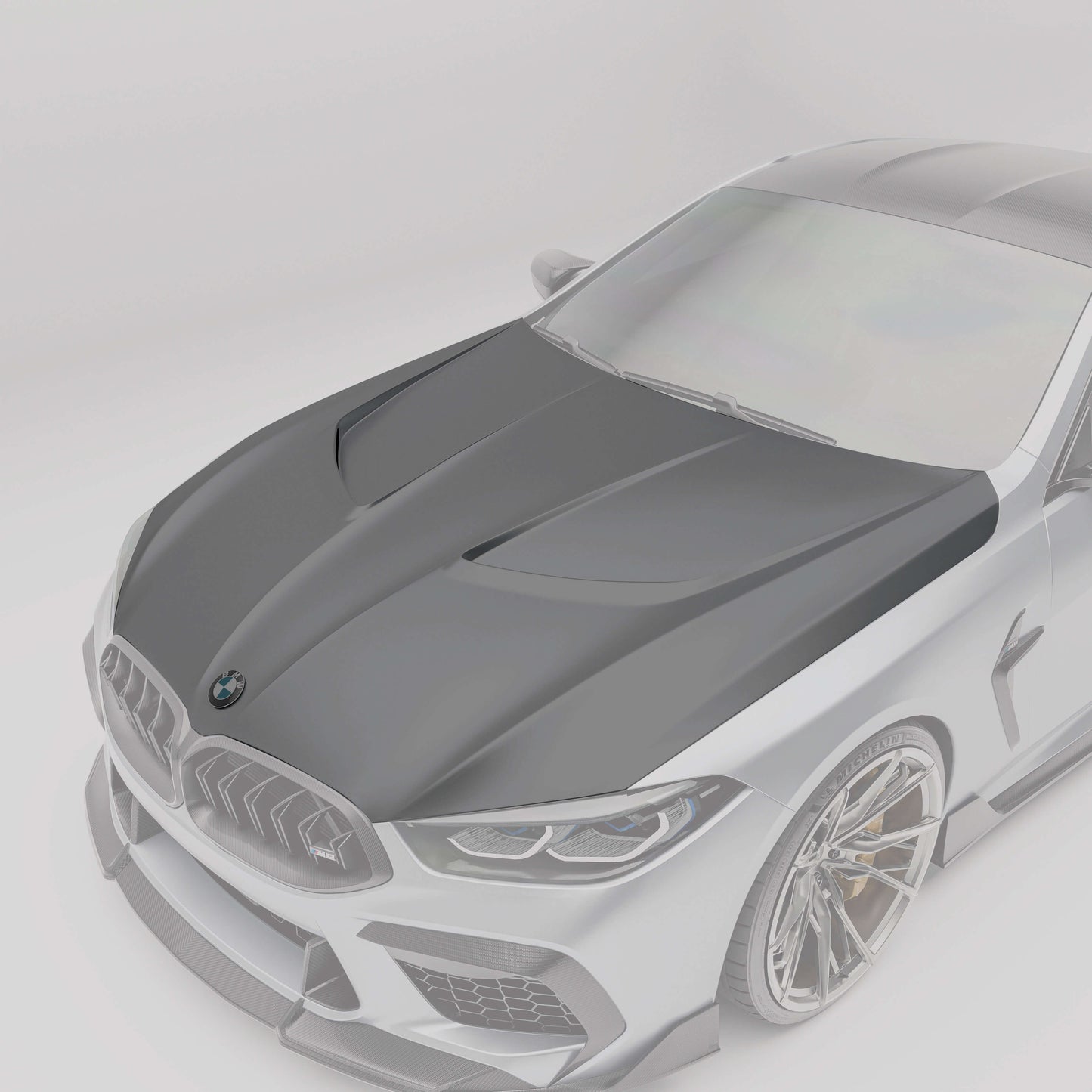 Revozport BMW M8 F91 F92 F93 Carbon Fiber Hood
