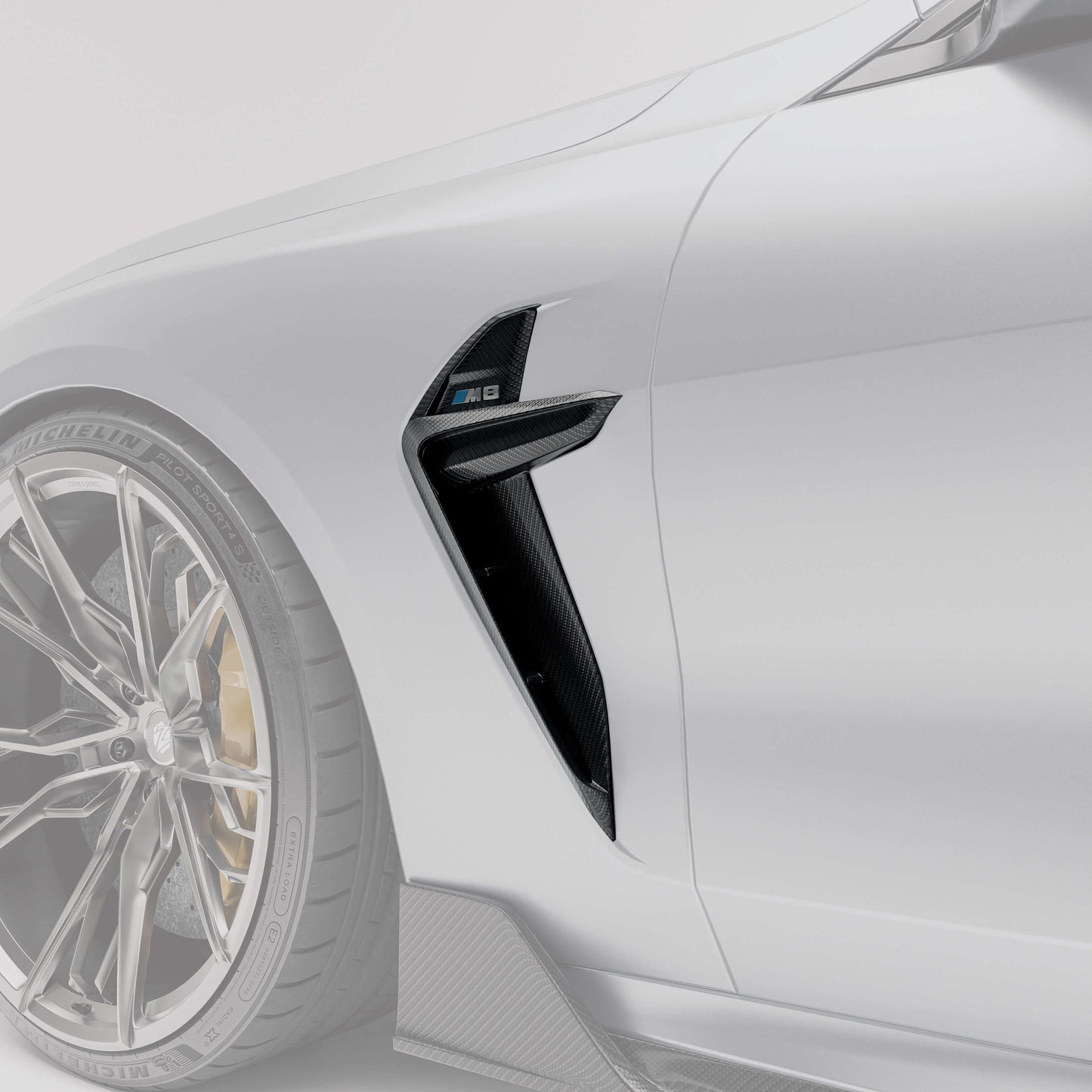 Revozport BMW M8 F91 F92 F93 Carbon Fibre Side Vents
