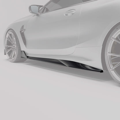 Revozport BMW M8 F91 F92 G14 G15 Carbon Fiber Side Skirts