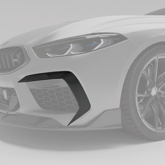 Revozport BMW M8 F91 F92 F93 Carbon Fibre Canards