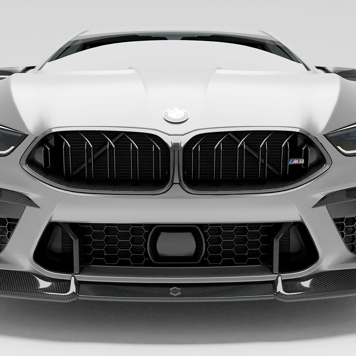 Revozport BMW M8 F91 F92 F93 Carbon Fiber Front Grille