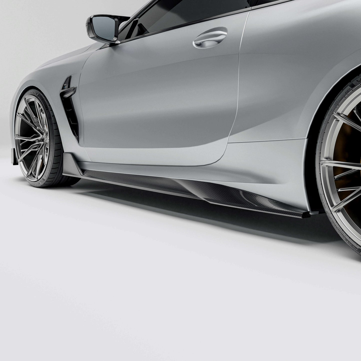 Revozport BMW M8 F91 F92 G14 G15 Carbon Fiber Side Skirts