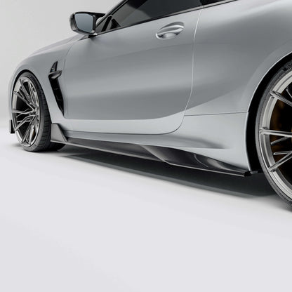 Revozport BMW M8 F91 F92 G14 G15 Carbon Fiber Side Skirts