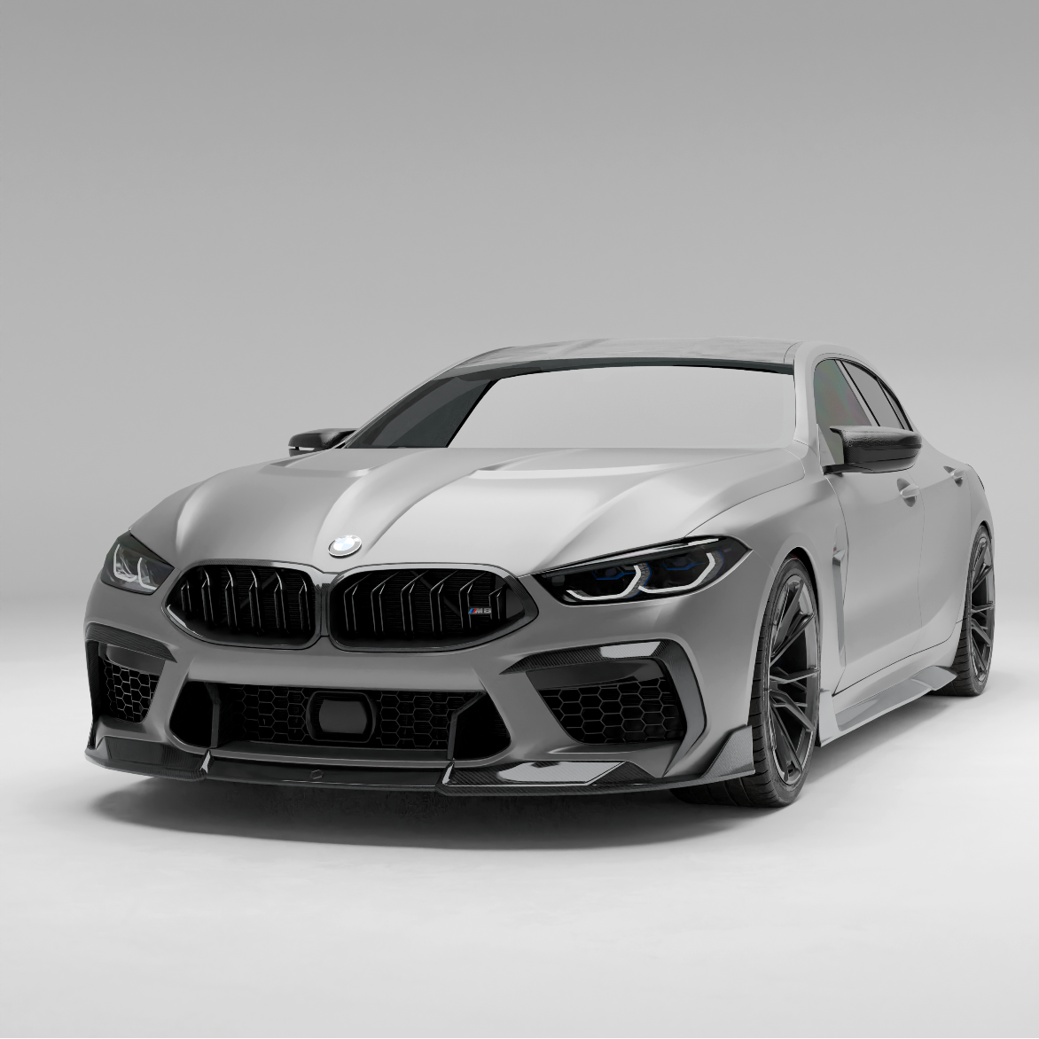 Revozport Carbon Fiber Front Lip for BMW M8 F93
