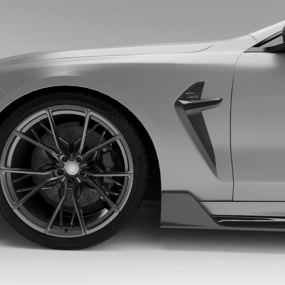 Revozport Carbon Fiber Side Fender Vents for BMW M8 F93