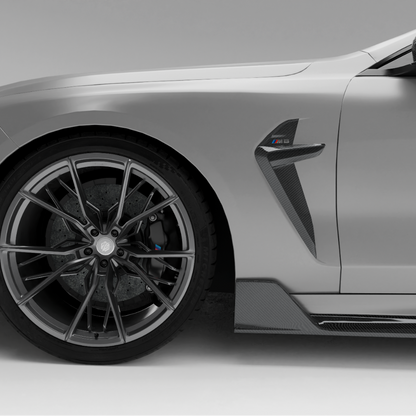 Revozport Carbon Fiber Side Fender Vents for BMW M8 F93