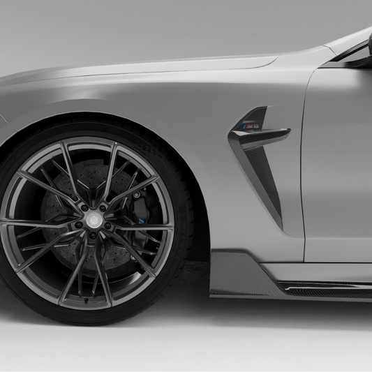 Revozport Carbon Fiber Side Fender Vents for BMW M8 F93