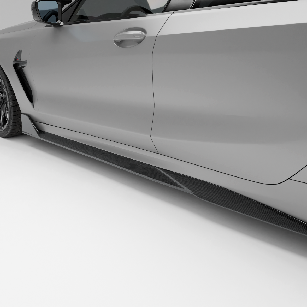 Revozport BMW M8 F93 Carbon Fibre Side Skirts