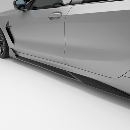 Revozport BMW M8 F93 Carbon Fibre Side Skirts