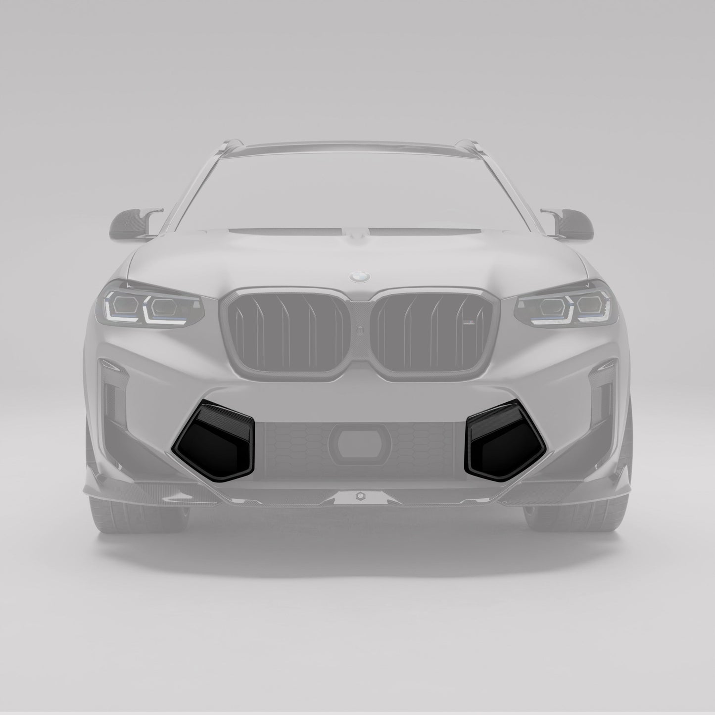 Revozport Carbon Fibre Front Bumper Vents for BMW X3M F97 LCI / X4M F9