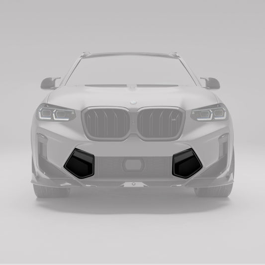 Revozport Carbon Fibre Front Bumper Vents for BMW X3M F97 LCI / X4M F9