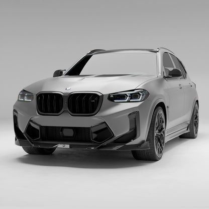 Revozport Carbon Fibre Front Lip for BMW X3M F97 LCI / X4M F98 LCI