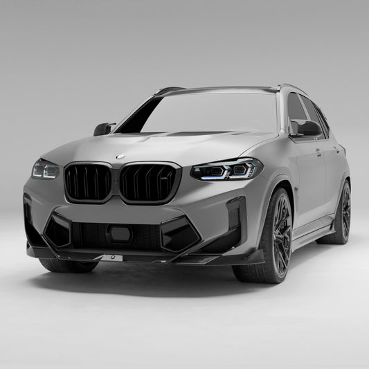 Revozport Carbon Fibre Front Lip for BMW X3M F97 LCI / X4M F98 LCI