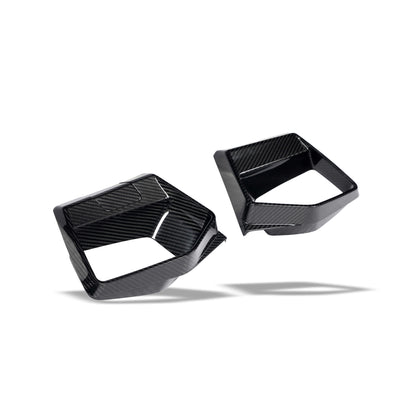Revozport Carbon Fiber Front Bumper Vents for BMW X4M F98 LCI
