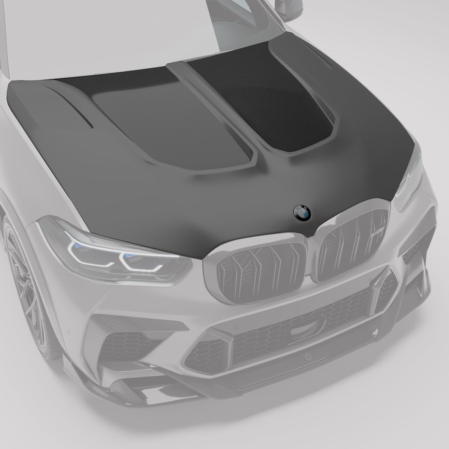 Revozport Carbon Fiber Hood for BMW X5M F95 PRE LCI