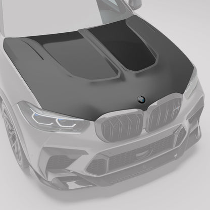 Revozport Carbon Fiber Hood for BMW X5M F95 PRE LCI