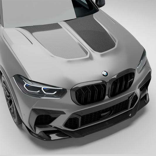 Revozport Carbon Fiber Hood for BMW X5M F95 PRE LCI