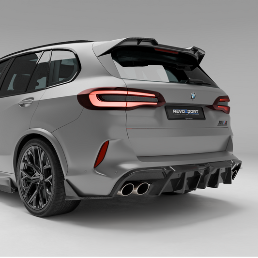 Revozport Carbon Fiber Rear Diffuser for BMW X5M F95 PRE LCI