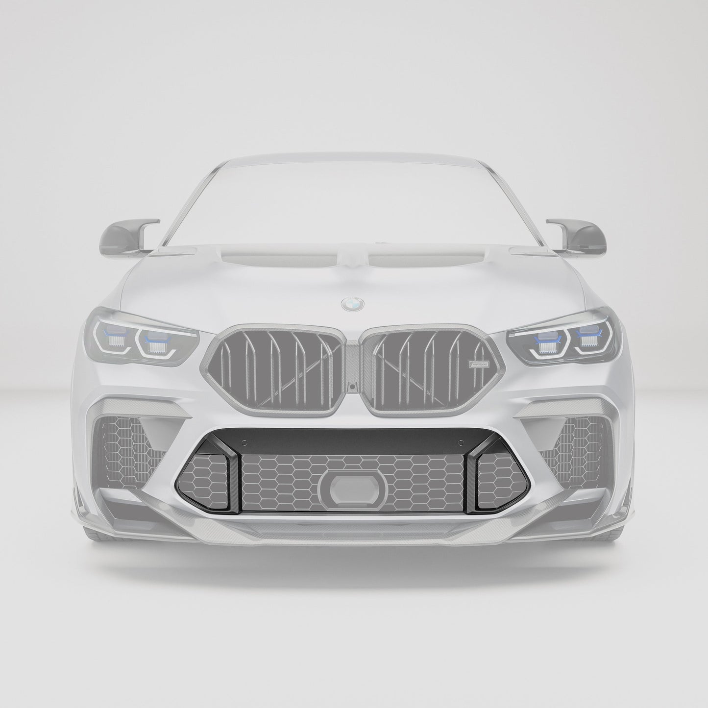 Revozport Carbon Fiber Air Intake Trim for BMW X6M F96 Pre-LCI