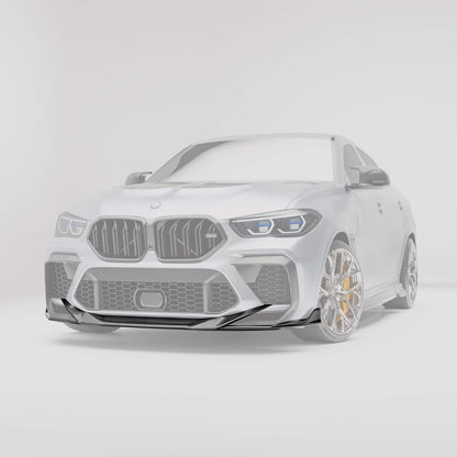 Revozport BMW X6M F96 PRE LCI Carbon Fiber Front Lip