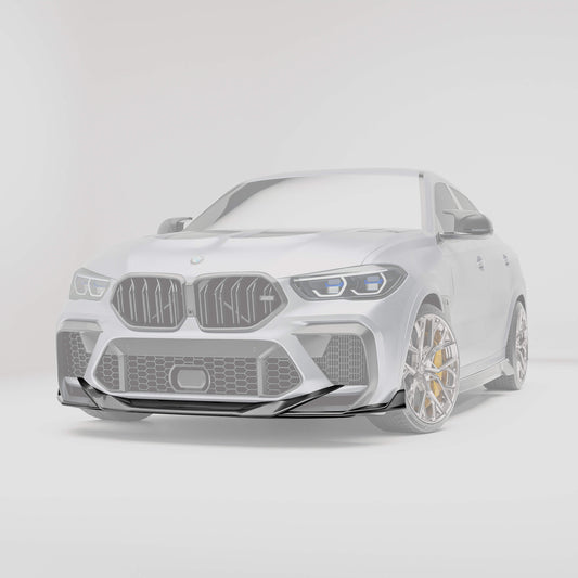 Revozport BMW X6M F96 PRE LCI Carbon Fiber Front Lip