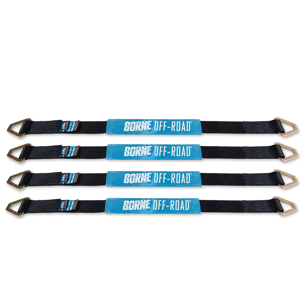 Vehicle Ratchet Tie-Down Kit (4 pack)