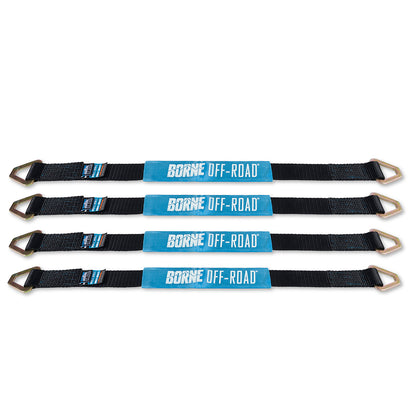 Vehicle Ratchet Tie-Down Kit (4 pack)