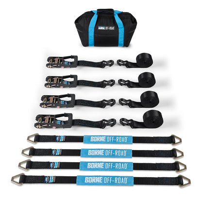 Vehicle Ratchet Tie-Down Kit (4 pack)