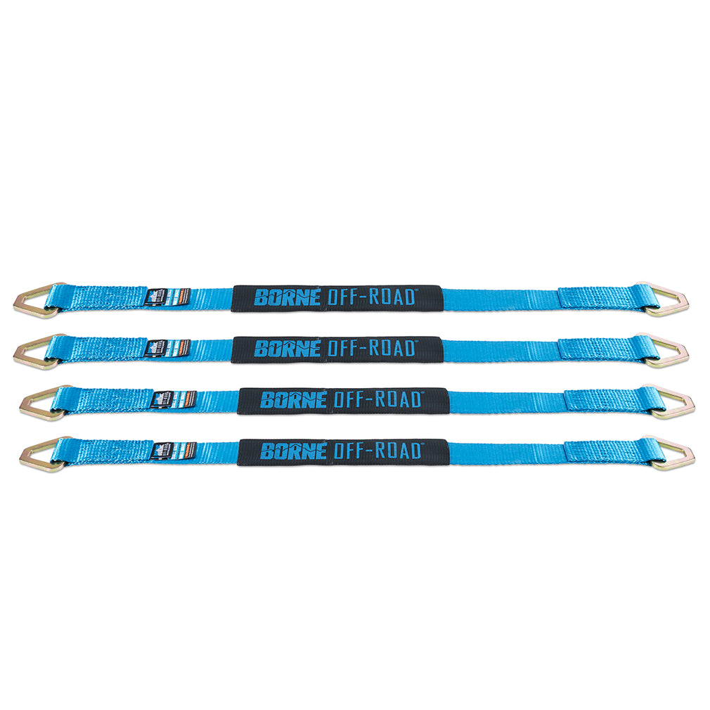 Vehicle Ratchet Tie-Down Kit (4 pack)