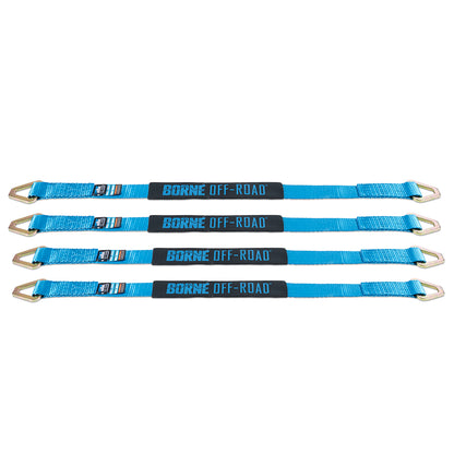 Vehicle Ratchet Tie-Down Kit (4 pack)