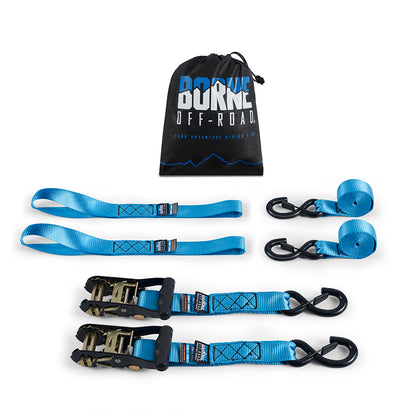 Heavy-Duty Ratchet Tie-Down Kit (2-Pack)