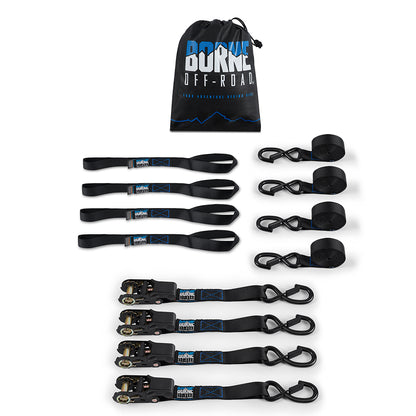 Medium-Duty Ratchet Tie-Down Kit (4-Pack)