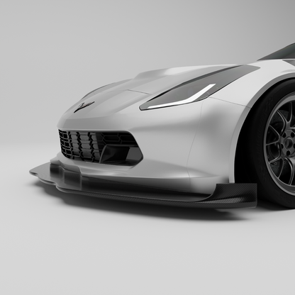 Revozport Corvette C7 Carbon Fiber Splitter & Air Dam