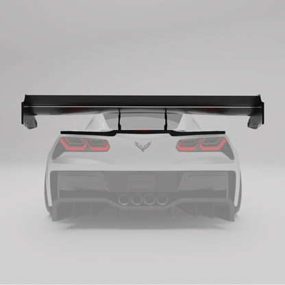 Revozport Corvette C7 Carbon Fibre Rear Wing – Dual-Element CFD