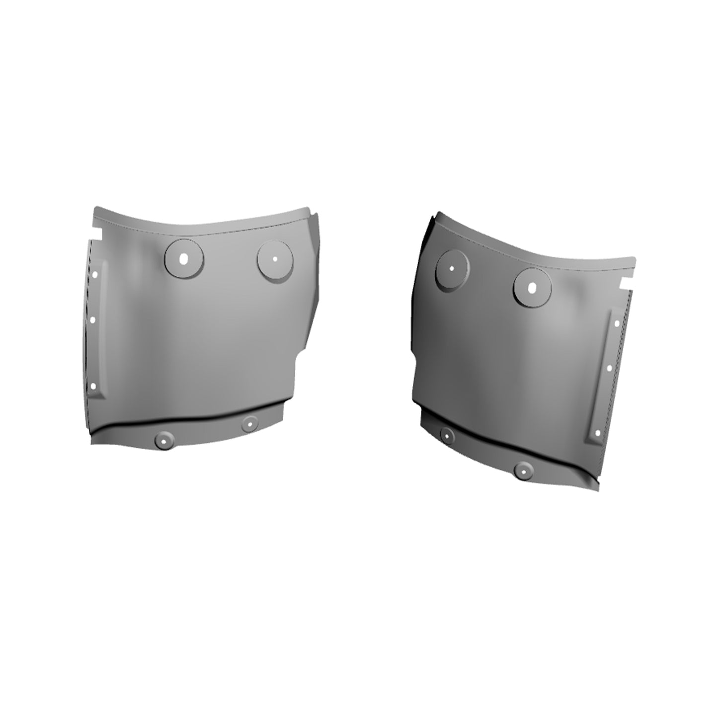 Revozport Corvette C7 Carbon Fiber Front Inner Fender Liner Set
