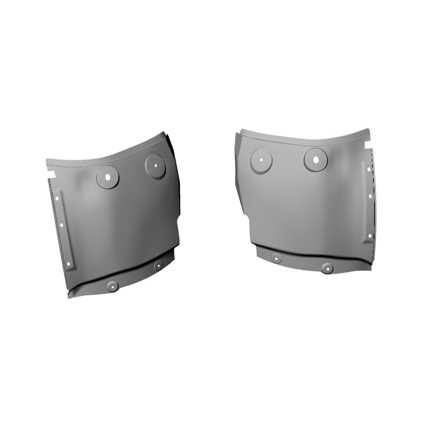 Revozport Corvette C7 Carbon Fiber Front Inner Fender Liner Set